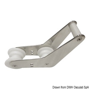 Osculati universal hængslet bovrulle for ankre 11–20 kg