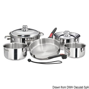 Stackable gryder/pander keramisk indvendig Magma Europe