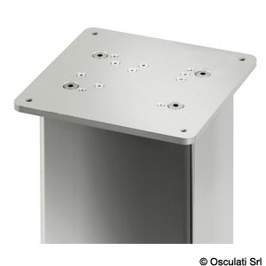 Noval firkantet aluminiumsbordstativ 3-højder 12V