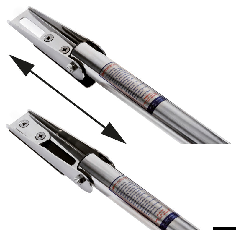 Osculati teleskopisk 4-trins stige slide-out
