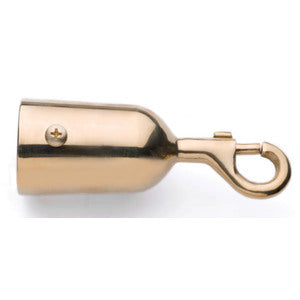 Gelænder endefæste m.hage mess