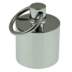 Gelænder endefæste Blank Crom