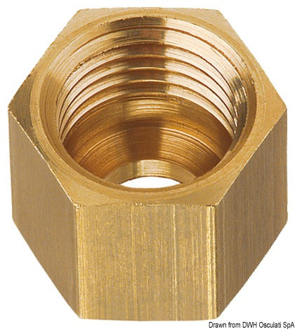 GOK M-MS messing-omløbermøtrik M14 × 1,5 til 8 mm kobberrør, 3 stk.