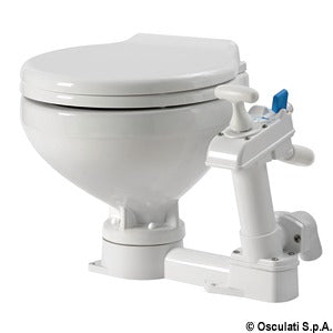 Compact manuelt toilet Osculati soft close plast