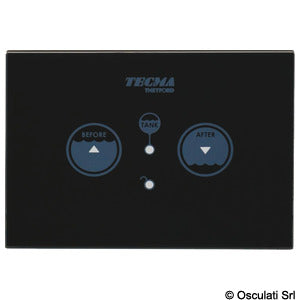 Tecma elektrisk toilet Silence Plus 2G 24V sort med bidet