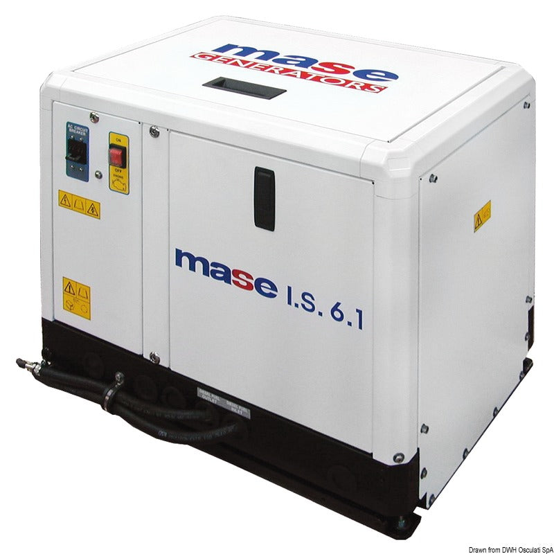 MASE IS 6.1 lydisoleret marinedieselgenerator, 6,1 kW