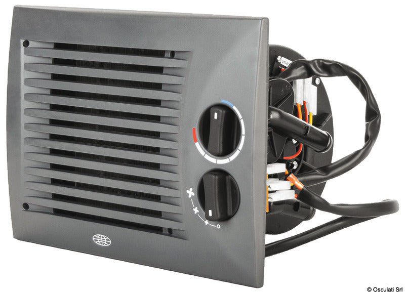 AUTOTERM ARIZONA 600 væskevarmeveksler med integreret ventilator, 12 V