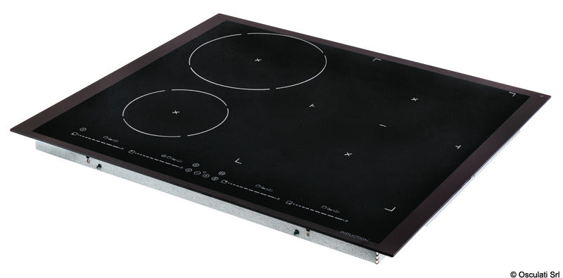 Induktionskogeplade i glaskeramik med multislider-betjening – 4 kogezoner