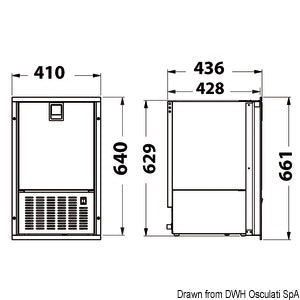 Indel - Isotherm White Ice Inox ismaskine 230 V