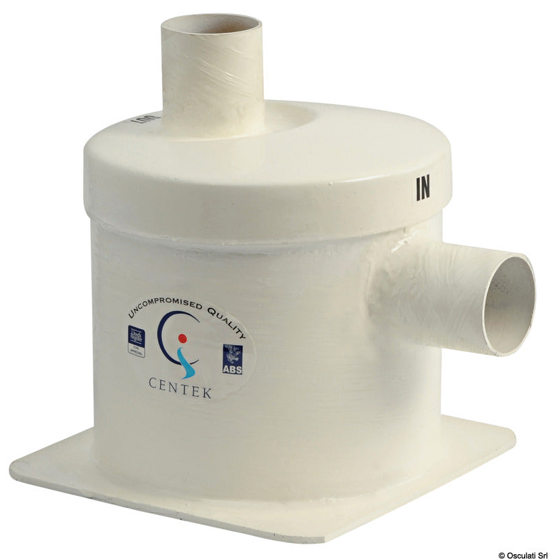 Centek lyddæmper glasfiber sideløb 50 mm