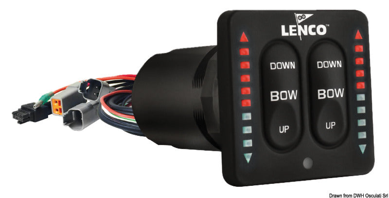 Lenco betjeningspanel dobbelt aktuator kit