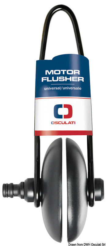 Motor Flusher universal oval covers Osculati