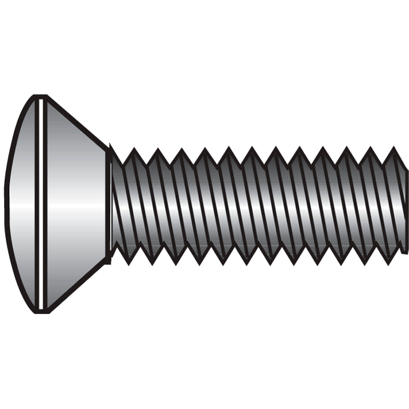 Maskinskrue rustfri DIN964 A4 LH-M6x10 mm (100 stk.)