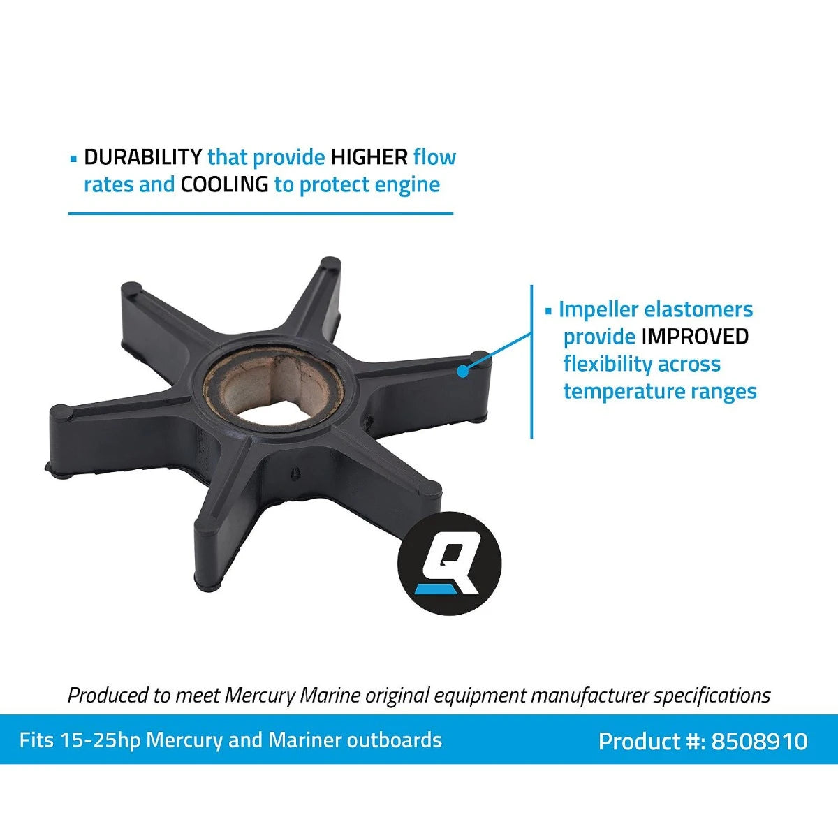 Quicksilver/Mercury IMPELLER - P/N: 47-8508910