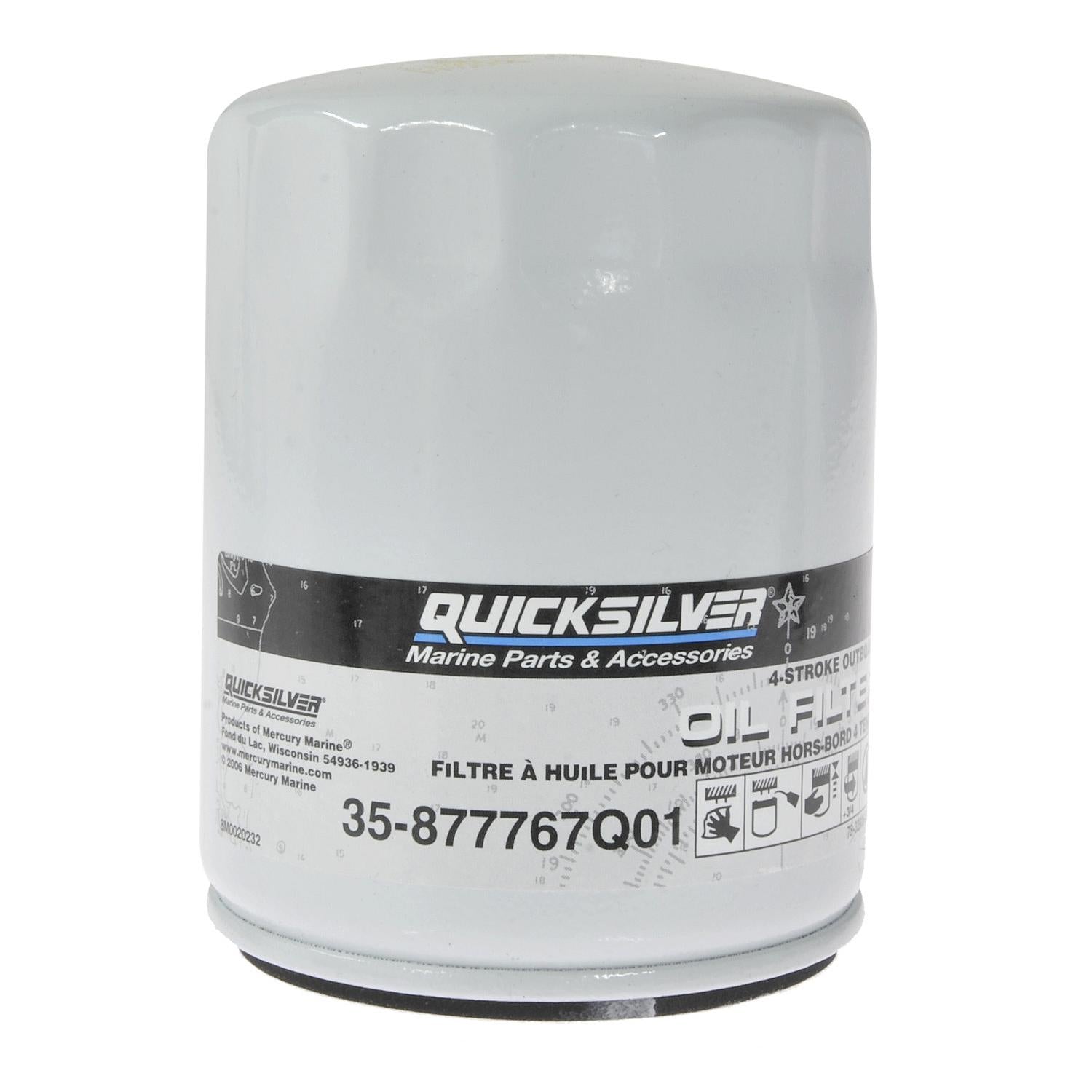 Quicksilver oliefilter 35-877767Q01 til Verado L4 135-200 hk