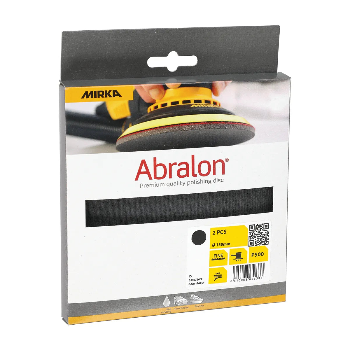 Mirka Abralon 150mm Grip - Nass-Schleifscheiben