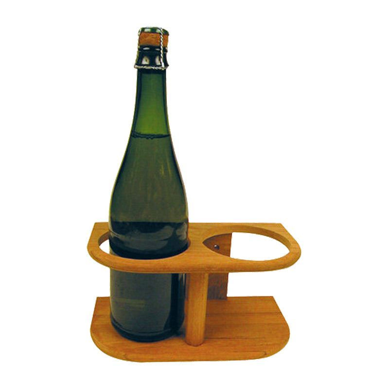 Bambus-Flaschenhalter