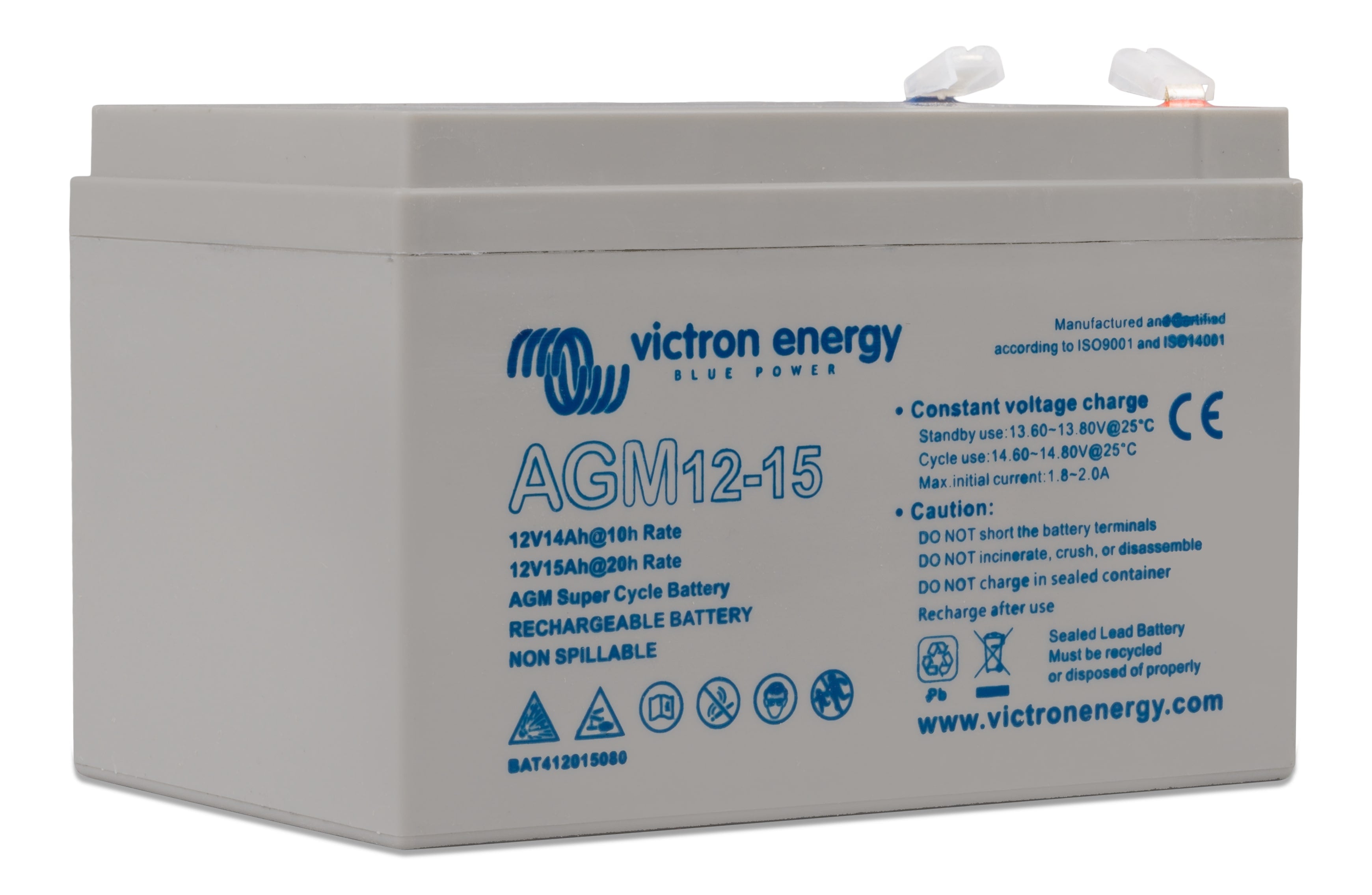 Victron AGM Super Cycle batteri 12V 15Ah