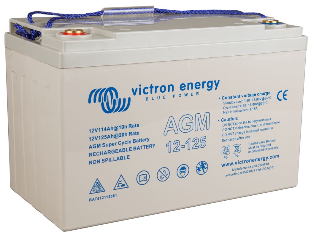 Victron AGM Super Cycle batteri 12V 125Ah