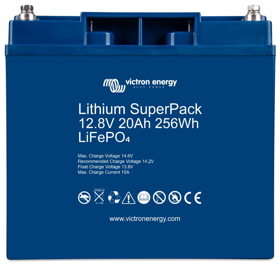Victron Lithium SuperPack 12,8V 20Ah LiFePO4 batteri