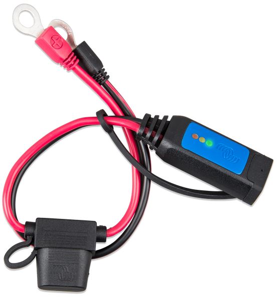 Victron stik eyelet M8 med indikator 30A sikring 30 cm