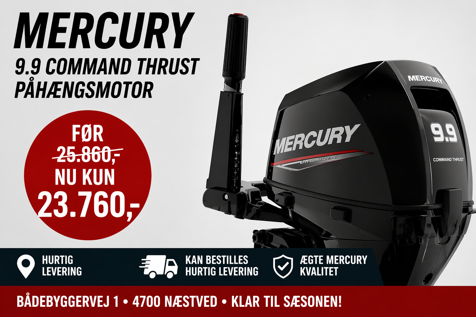 Mercury F 9.9 MLH EFI Command Thrust