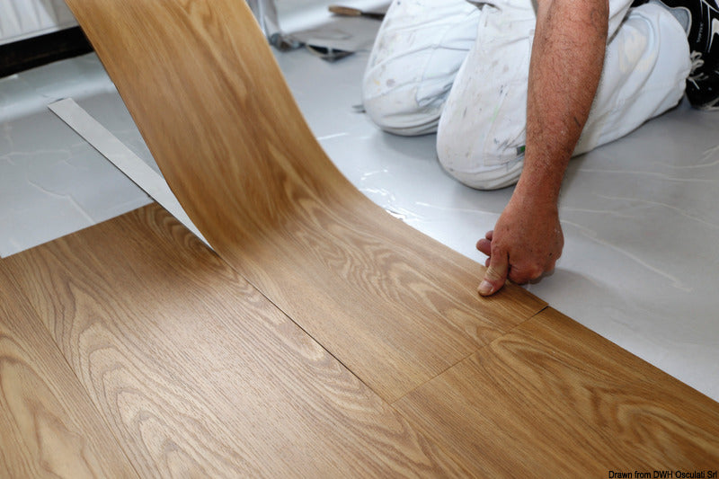 VELCRO® Brand UNIVERSAL FLOORING selvklæbende gulvfastgørelse 45 mm × 25 m
