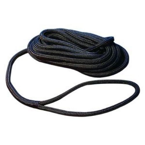 Fortøjning flettet polyester 14 mm x 8 m sort