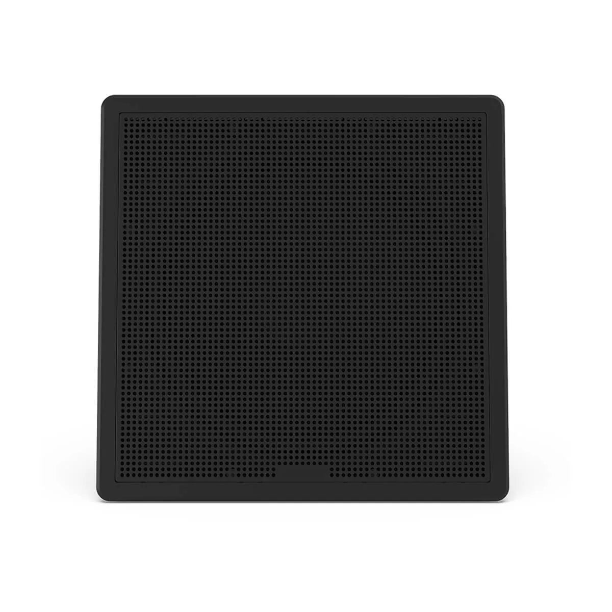 Fusion® FM Series Marine Subwoofers, 10" 400W Square, Black, Flush Mount Marine Subwoofer