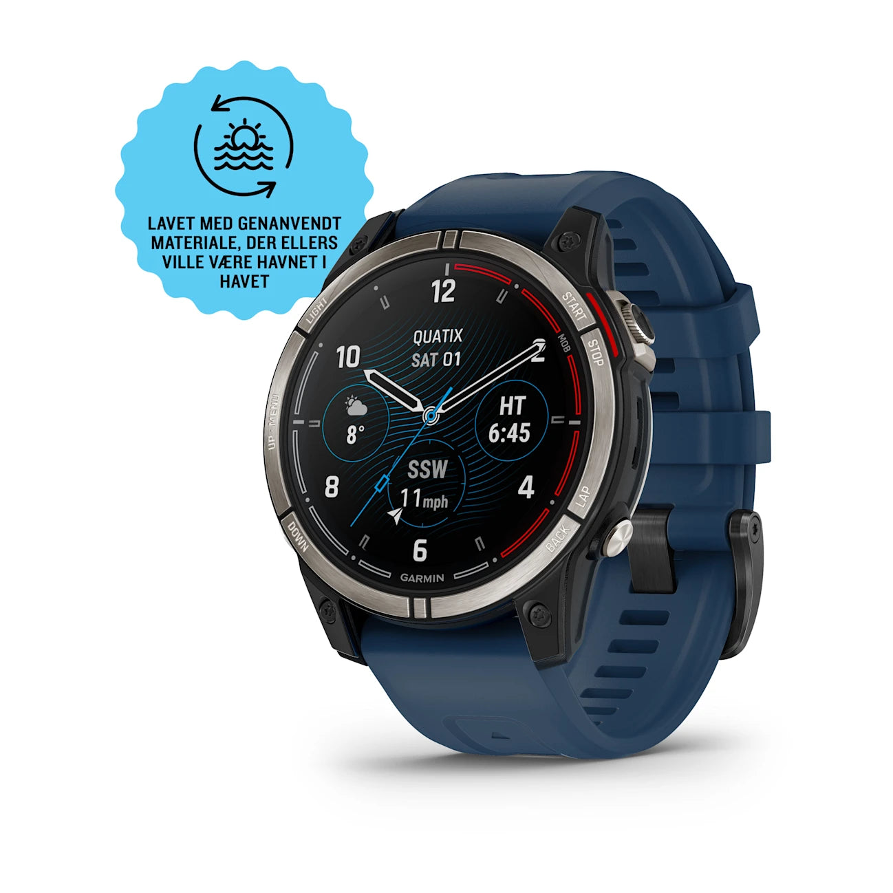 Garmin quatix® 7 Pro Marine GPS-smartwatch med AMOLED-skærm