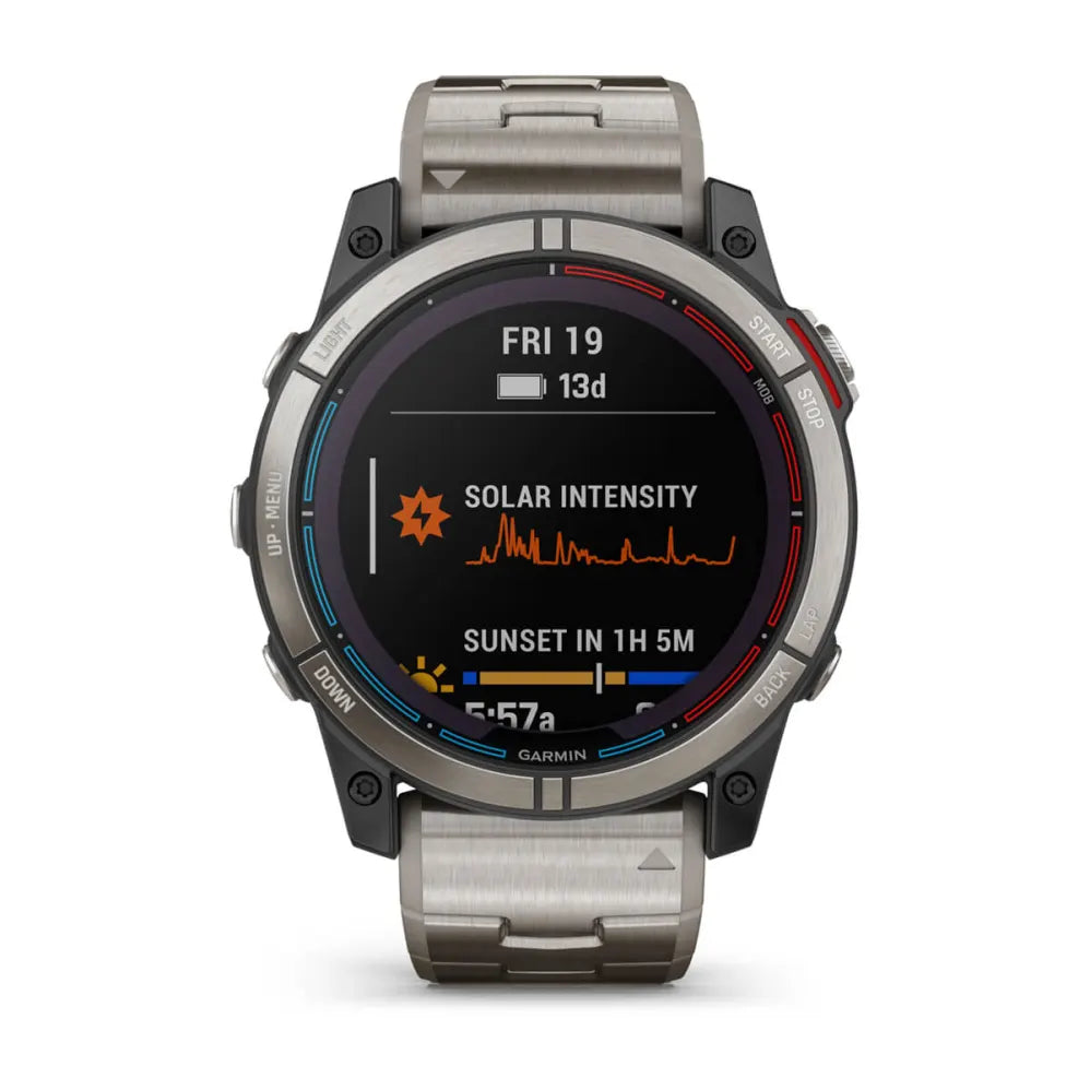 Garmin quatix® 7X – Solar Edition, Mit Solarladung
