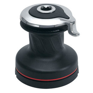 Harken Radial skødespil 15ST 1-speed sort alu.