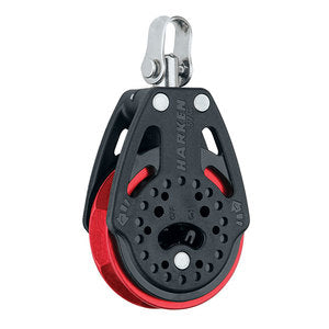 Harken Ratchet blok 57 mm enkelt m. svirvel