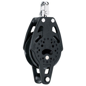 Harken Ratchet blok 57 mm enkelt m. svirvel og hun