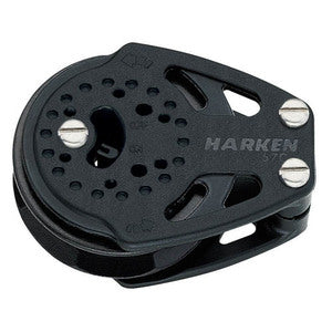 Harken Ratchet blok 57 mm enkelt, skildpadde