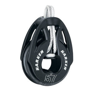 Harken T2 Blok 57 mm enkelt m. LOOP