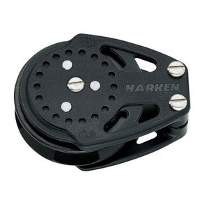 Harken Carbo Ratchamatic Blok 57 mm enkelt, skildp
