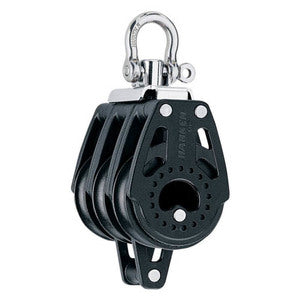 Harken Carbo Blok 40 mm triple, swivel, female swivel