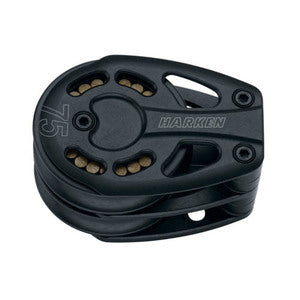 Harken Black Magic Air dobbelt fodblok 75 mm.