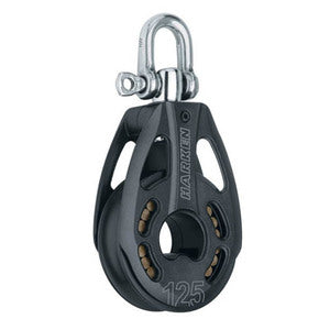 Harken Black Magic Air blok 125 mm. enkelt m/svirv
