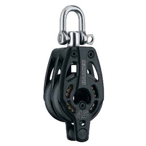 Harken Black Magic Air blok 45 mm dobbelt, hunsvot