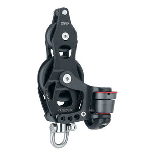 Harken Element blok 60 mm violin m. svirvel, Cam-C