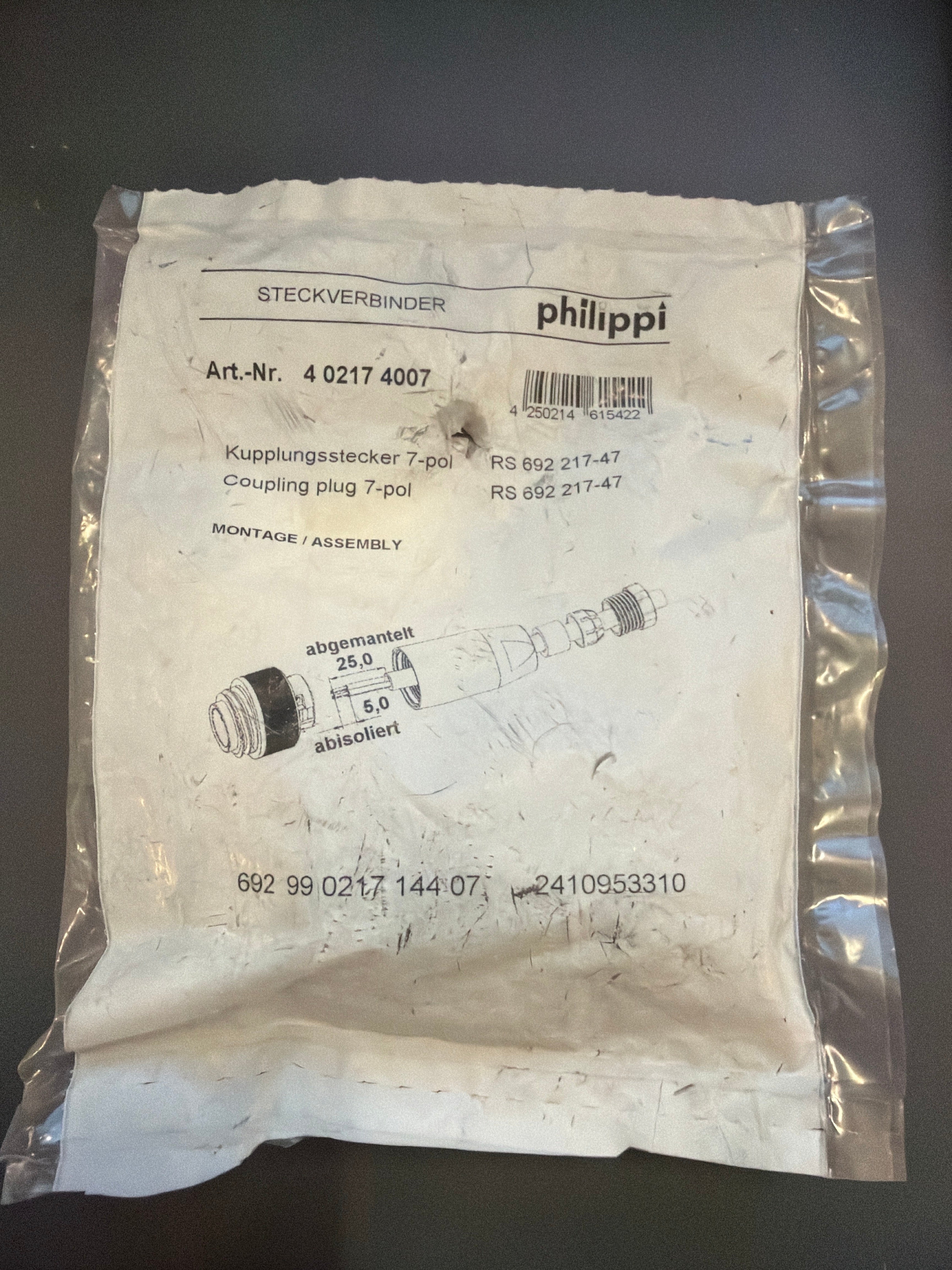 Philippi 7-Polet Koblingsstik
