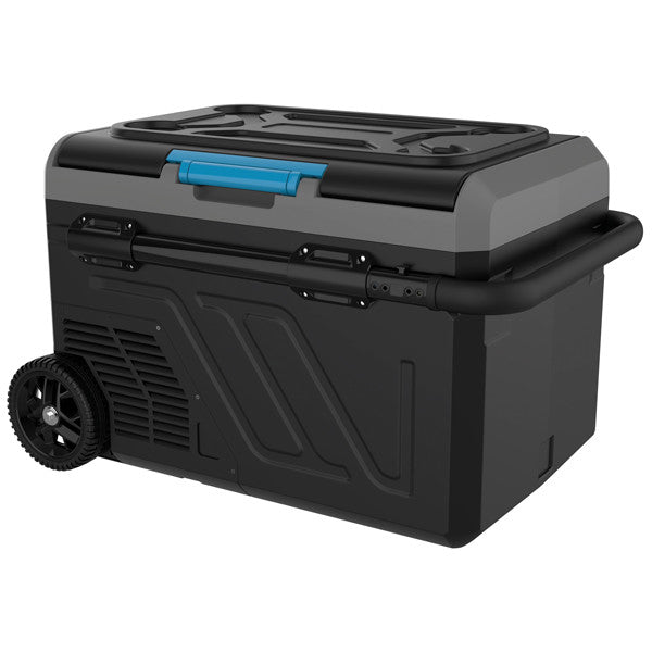 Iceberg-20 køleboks 40L m/komp. og hjul, 2-delt køl/frys