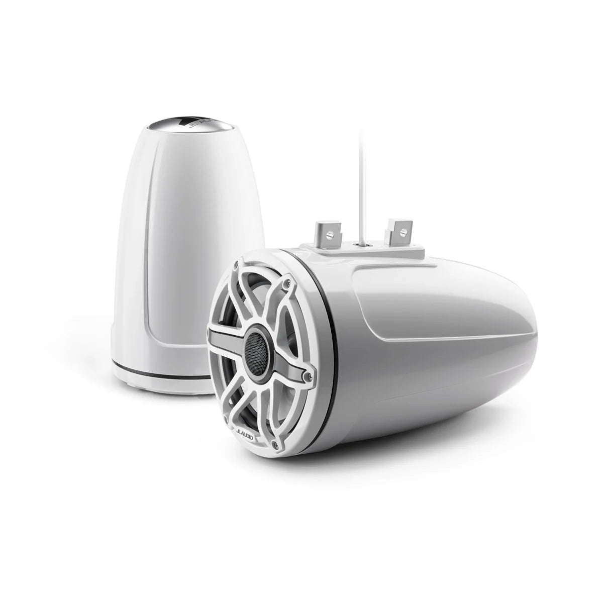 JL Audio® M6 indkapslet tower-højttalere 7,7" med hvidt sportsgitter