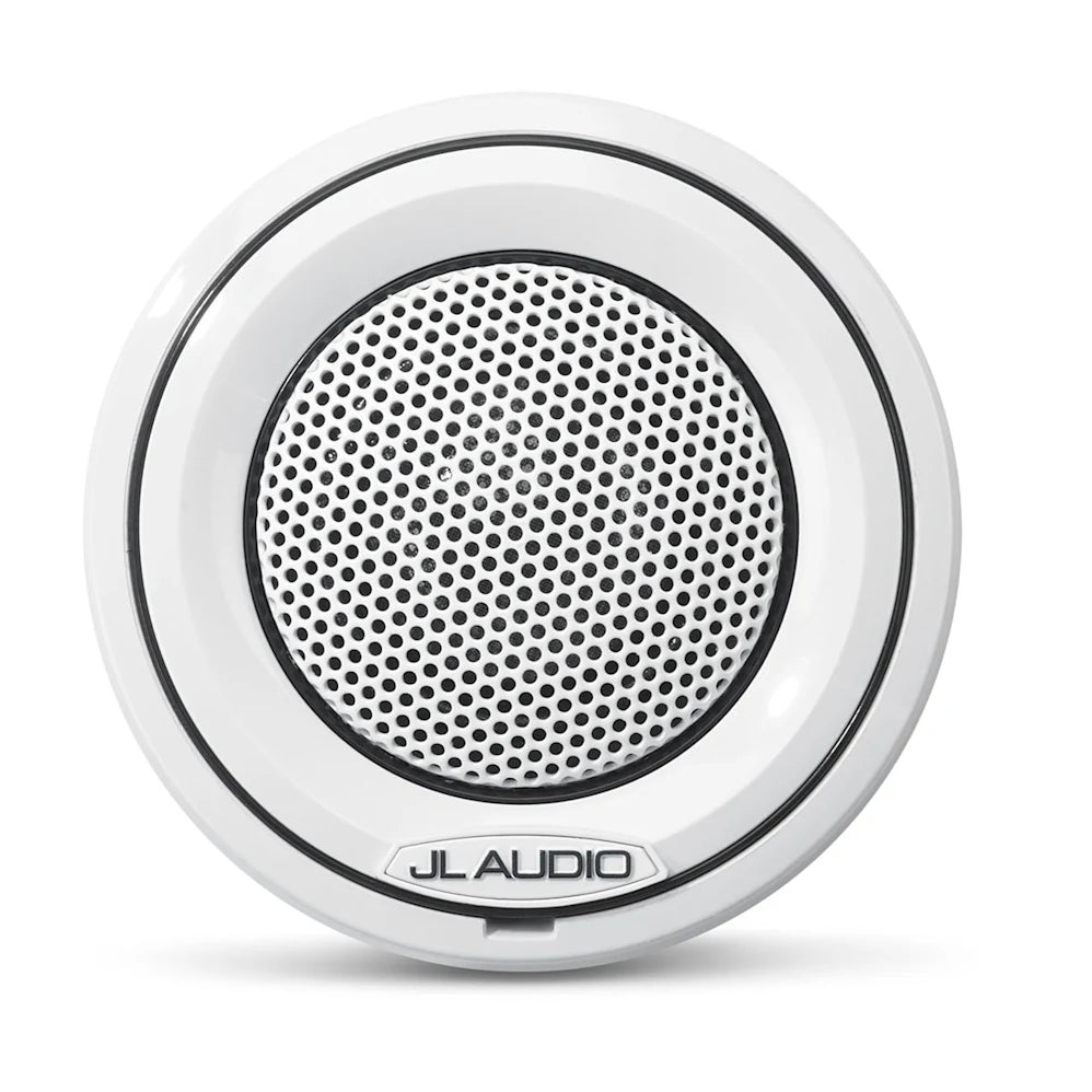 JL Audio® M6 marinekomponentdiskantenheder 1" med hvide monteringskopper og hvid frontramme