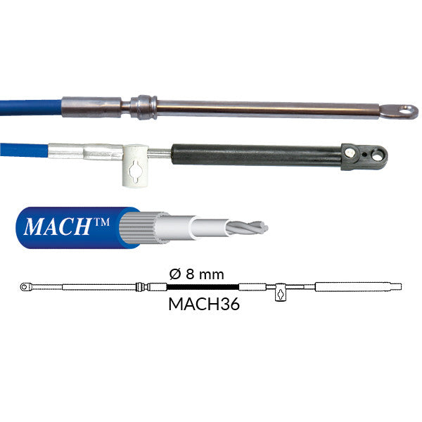 Ultraflex MACH36 kontrol kabel 22'