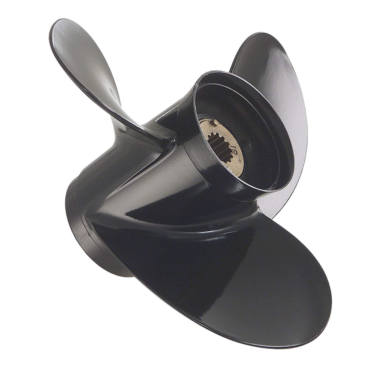 Mercury Quicksilver Black Max propel 13¼ x 17" aluminium højre rotation – 48-77344A45