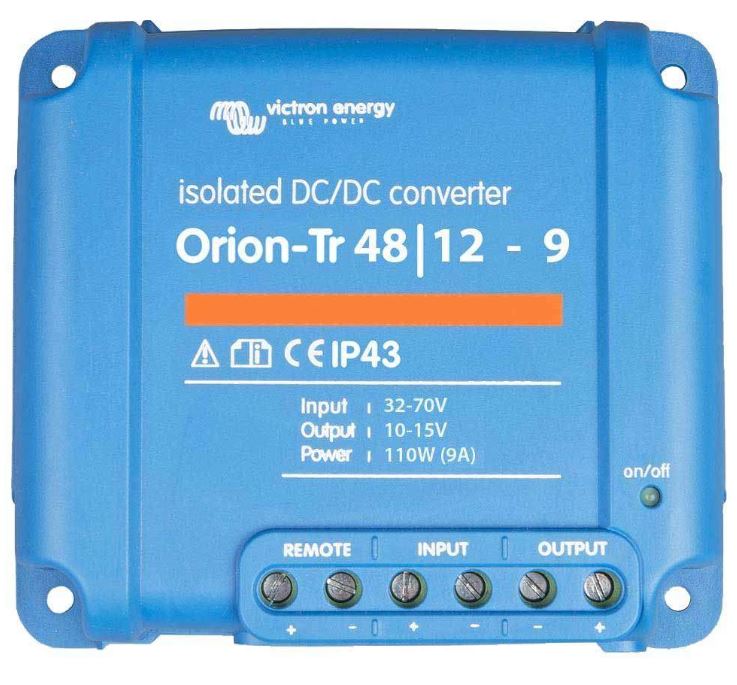 Victron Orion-Tr converter 48V/12V 9A 110W isoleret