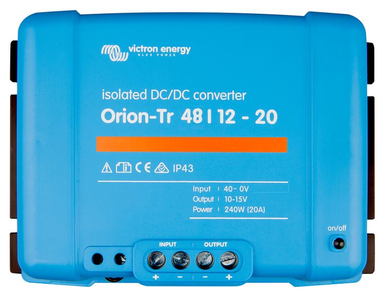 Victron Orion-Tr converter 48V til 12V 20A galvanisk isoleret
